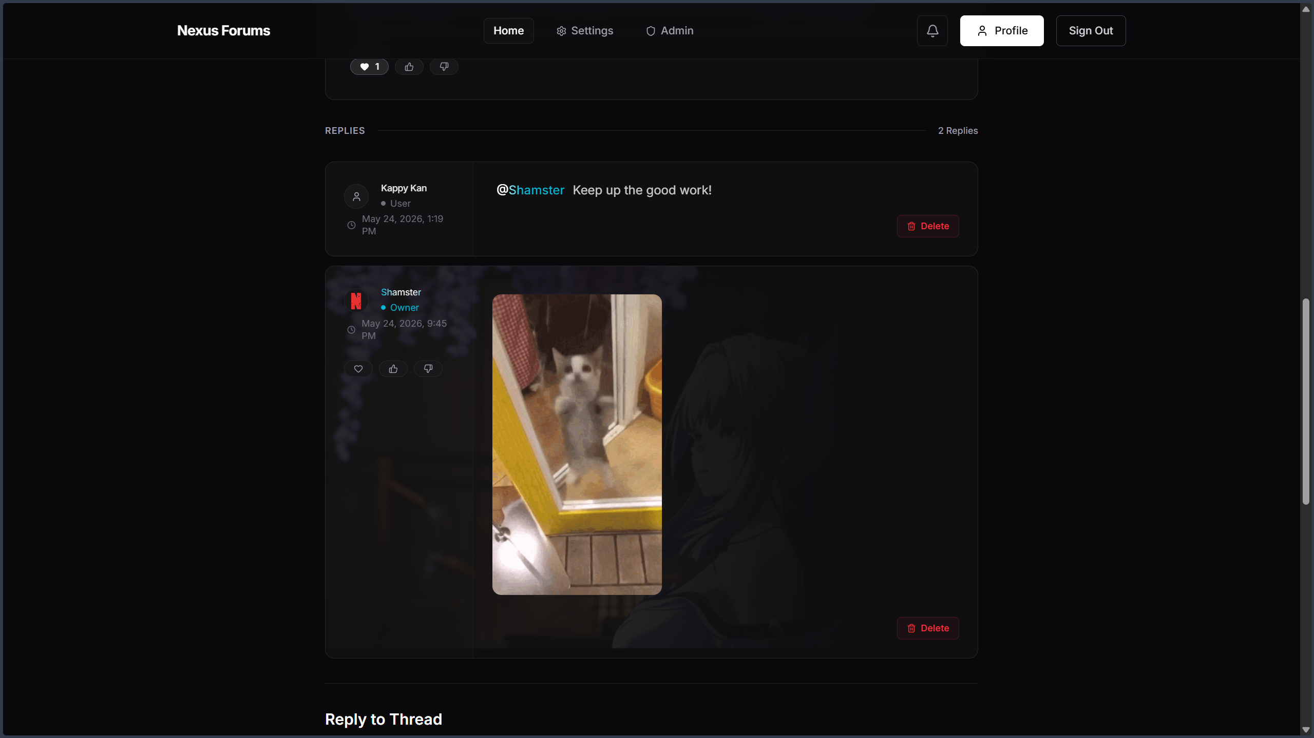 Nexus Forums